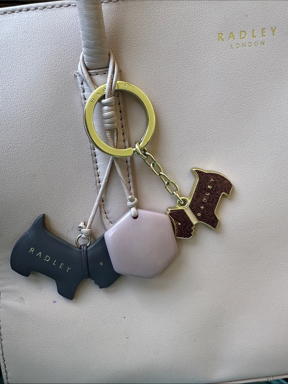 Radley London Pale Pink Leather Satchel - Picture 6 of 9